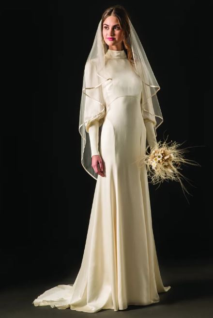 لباس عروس با تور