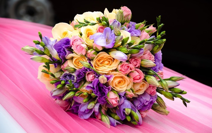 عکس دسته گل عروس