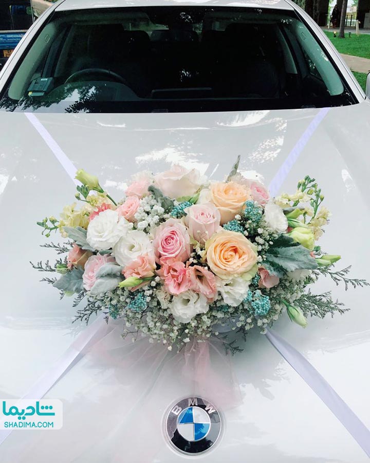 گل آرایی ماشین عروس
