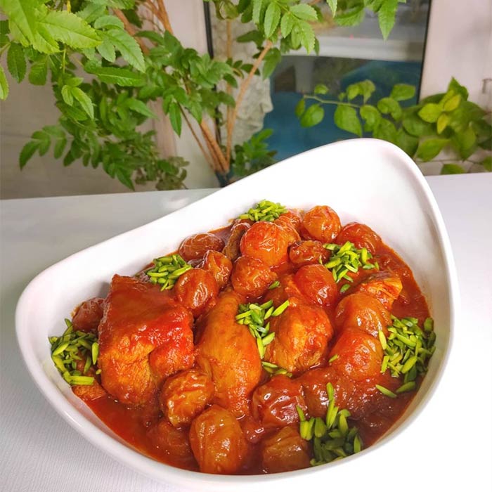 طرز تهیه خورش آلو مجلسی