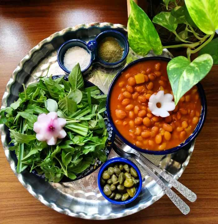 آموزش درست کردن خوراک لوبیا چیتی