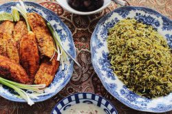 نحوه درست کردن سبزی پلو با ماهی مخصوص شب عید با طعم بی نظیر