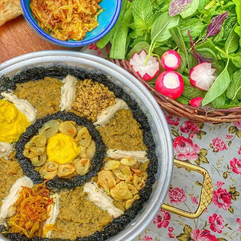 حلیم بادمجان نحوه درست کردن حلیم بادمجان ساده به همراه گوشت و طعم بی نظیر